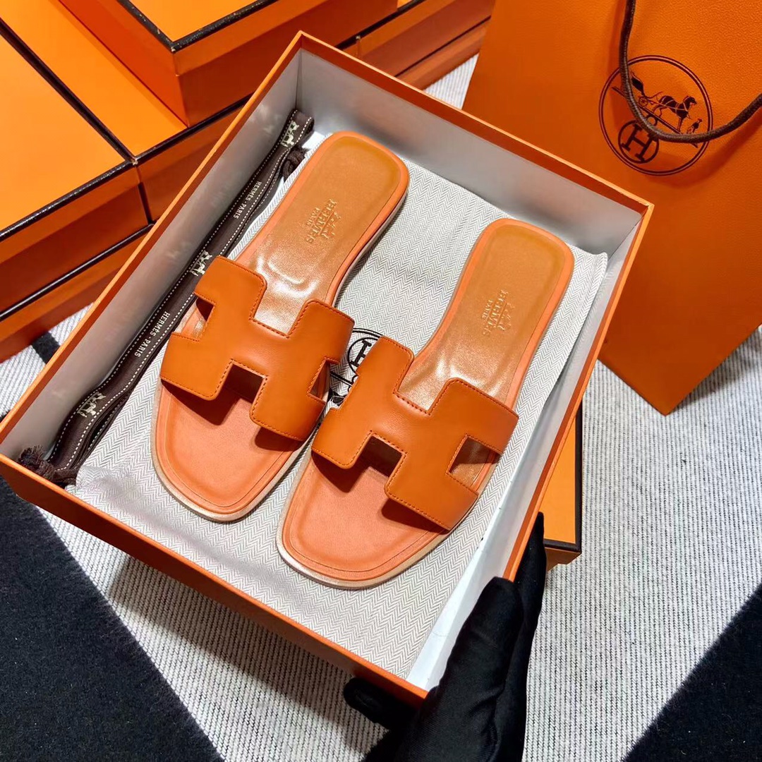 에르메스 올수공 오란 슬리퍼 샌들 스위프트 37